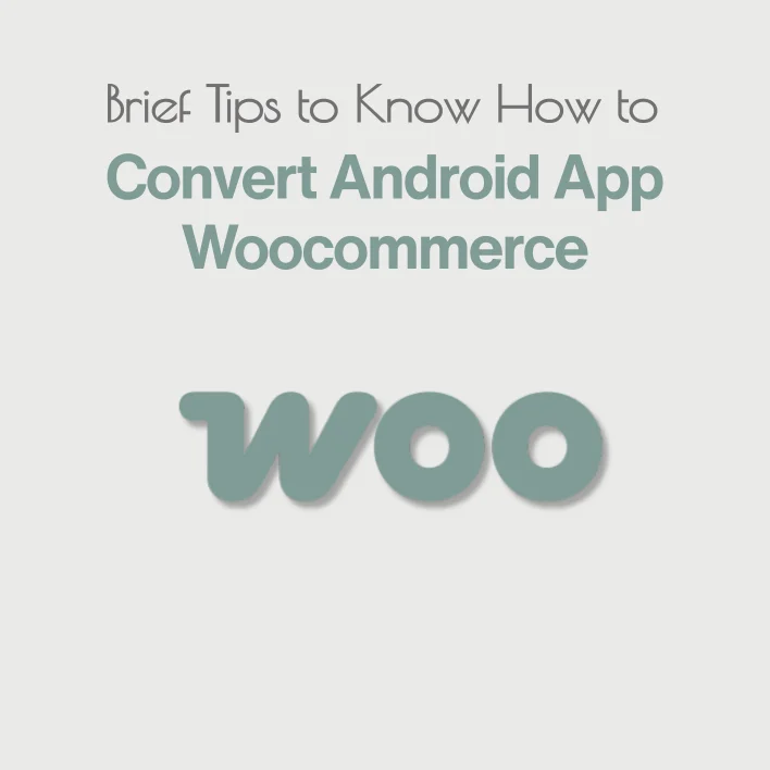 Brief Tips to Know How to Convert Android App Woocommerce