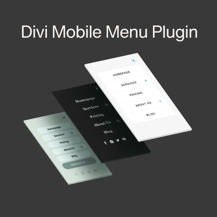 Make It More Unique And Customized Only With Divi Mobile Menu Plugin