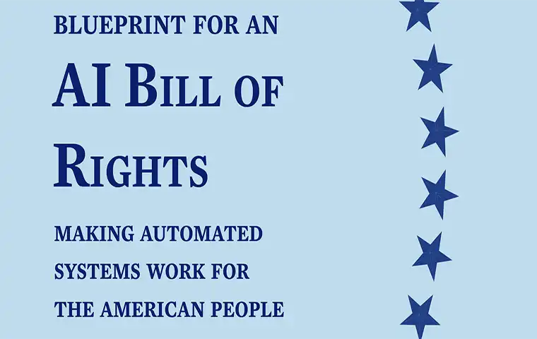 a picture of ai bill of rights written