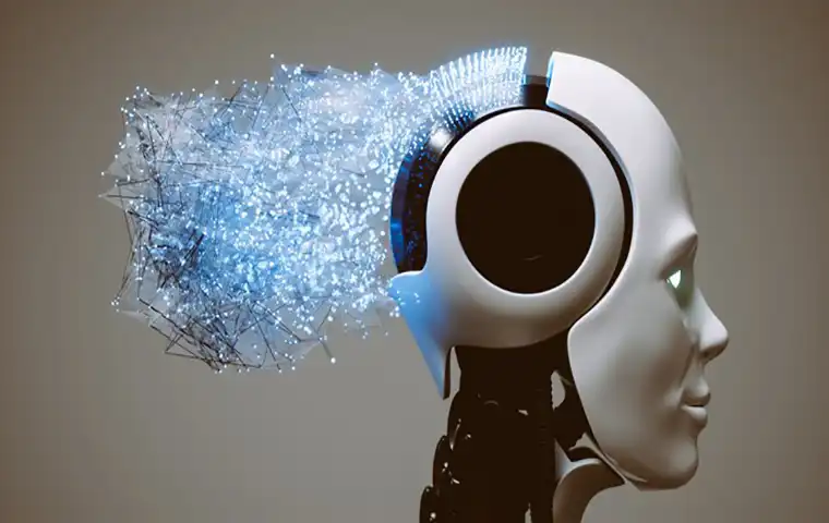 a robot thinking