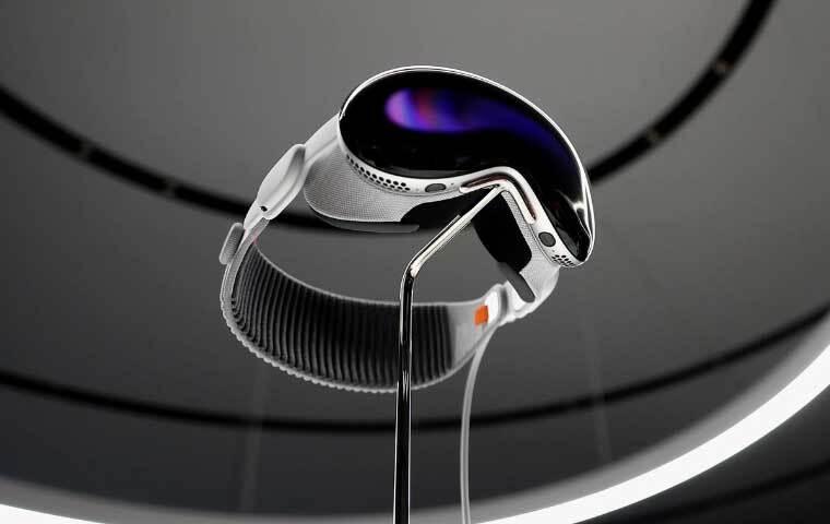 A photo of an apple vision pro headset