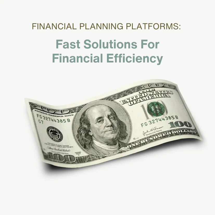 Financial Planning Platforms: Fast Solutions For Financial Efficiency