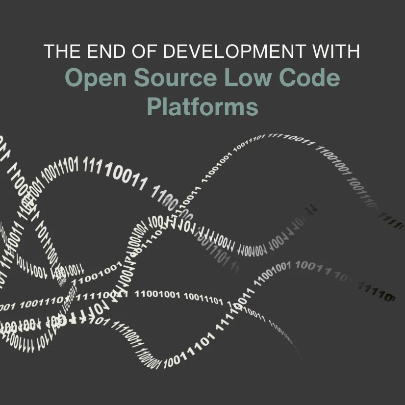 The End Of Development With Open Source Low Code Platforms