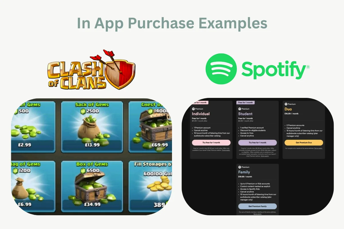 In App Purchase Examples