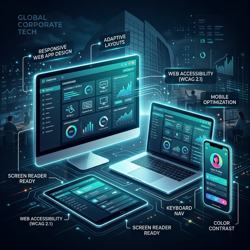 Responsive UI/UX design and web accessibility