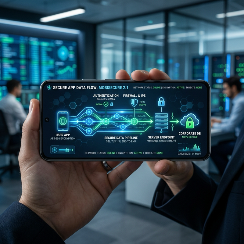 Mobile application security protocols in enterprise mobile deployment